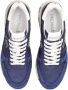 Premiata Zachte suède en nylon sneakers met aangepaste logo zool Blauw Heren - Thumbnail 6