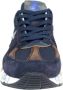 Premiata Blauwe Leren Sneakers met Suede en Nylon Inzetstukken Blue Heren - Thumbnail 3