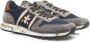 Premiata Eric 5377 Marineblauwe Sneakers met Contrastdetails Blauw Heren - Thumbnail 4