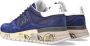 Premiata Zachte suède en nylon sneakers met aangepaste logo zool Blauw Heren - Thumbnail 2