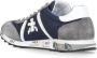 Premiata Blauwe Nylon Sneakers met Suède Inzetstukken Blue Heren - Thumbnail 13