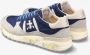 Premiata Blauwe Suède Sneakers Logo Detail Multicolor Heren - Thumbnail 9