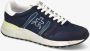 Premiata Blauwe Suède Sneakers Stijlvolle Look Blue Heren - Thumbnail 31