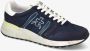 Premiata Blauwe Suède Sneakers Stijlvolle Look Blue Heren - Thumbnail 17