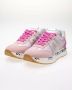 Premiata Geveterde sneakers voor casual glam look Pink Dames - Thumbnail 2