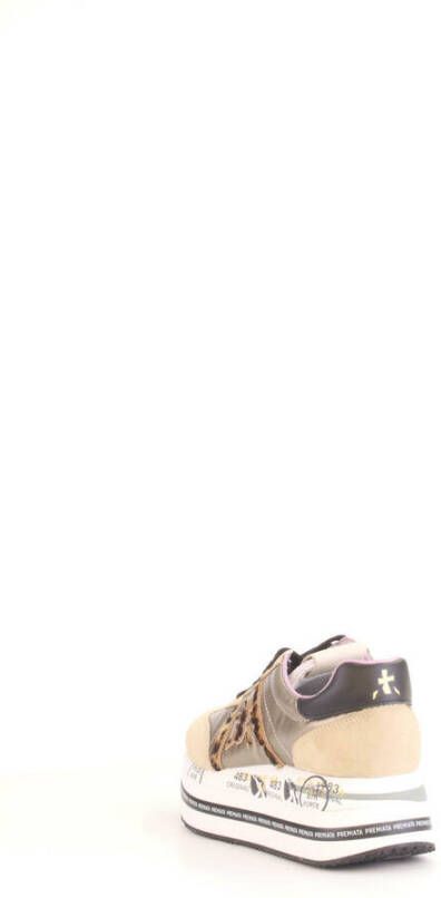 Premiata Gouden sneakers toegekend Beige Dames