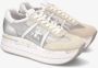 Premiata Grijze Suède Sneakers met Transparante Bovenkant Multicolor Dames - Thumbnail 4