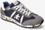 Premiata Blauwe Nylon Sneakers met Suède Inzetstukken Blue Heren - Thumbnail 4