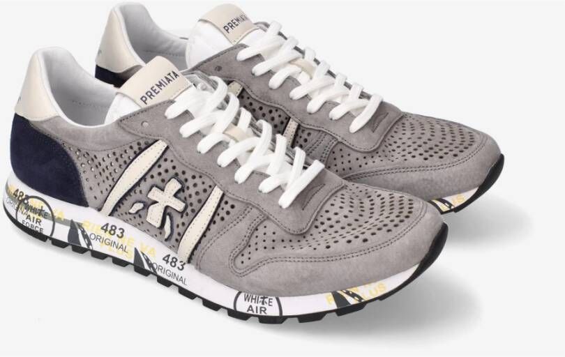 Premiata Eric low-top sneakers Grijs - Foto 5