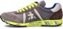 Premiata Grijze Nylon Sneakers Lucy Model Multicolor Heren - Thumbnail 5