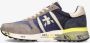 Premiata Grijze Lander Sneakers met Gekleurde Zool Multicolor Heren - Thumbnail 11