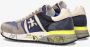 Premiata Grijze Lander Sneakers met Gekleurde Zool Multicolor Heren - Thumbnail 13