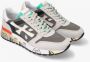 Premiata Mick 6166 Sneakers in Donkergrijs met Kleurrijk Detail Gray Heren - Thumbnail 3