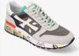 Premiata Mick 6166 Sneakers in Donkergrijs met Kleurrijk Detail Gray Heren - Thumbnail 12