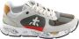Premiata Groene Suède en Bruine Kristal Gecombineerde Sneakers Green Heren - Thumbnail 13