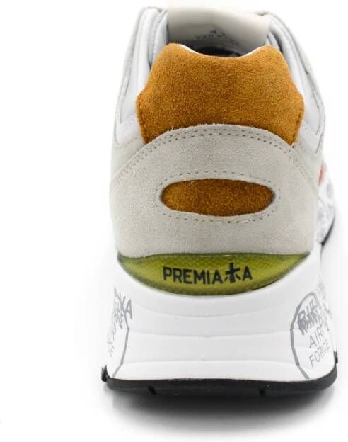 Premiata Groene Sneakers met Leren Voering en Rubberen Zool Groen Heren