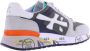 Premiata Mick 6166 Sneakers in Donkergrijs met Kleurrijk Detail Gray Heren - Thumbnail 12