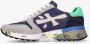 Premiata Leren en stoffen sneakers met rubberen zool Blue Heren - Thumbnail 4