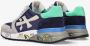Premiata Leren en stoffen sneakers met rubberen zool Blue Heren - Thumbnail 6
