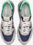 Premiata Leren en stoffen sneakers met rubberen zool Blue Heren - Thumbnail 7