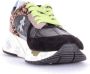 Premiata Mased Sneakers Vintage Silhouet met Levendige Details Multicolor Dames - Thumbnail 7