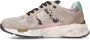 Premiata Mased Sneakers Vintage Silhouet met Levendige Details Beige Dames - Thumbnail 13