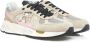 Premiata Mased Sneakers Vintage Silhouet met Levendige Details Beige Dames - Thumbnail 10