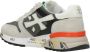 Premiata Mick 6166 Sneakers in Donkergrijs met Kleurrijk Detail Gray Heren - Thumbnail 4