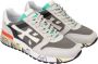 Premiata Mick 6166 Sneakers in Donkergrijs met Kleurrijk Detail Gray Heren - Thumbnail 7