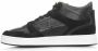 Premiata Midquinn 6022 Zwarte Leren Basketbalsneakers Black Heren - Thumbnail 2