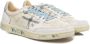 Premiata Witte Sneakers Paneelontwerp Gekreukte Afwerking - Thumbnail 9