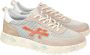 Premiata Beige Sneakers met Mesh Panelen Multicolor Heren - Thumbnail 12