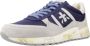 Premiata Blauwe Suède Sneakers Logo Detail Multicolor Heren - Thumbnail 12