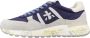 Premiata Blauwe Suède Sneakers Logo Detail Multicolor Heren - Thumbnail 6