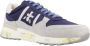 Premiata Blauwe Mesh en Suède Sneakers Blue Heren - Thumbnail 23