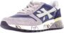 Premiata Blauwe Mick Sneakers met Gekleurde Details Multicolor Heren - Thumbnail 23