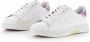 Premiata Witte en Paarse Leren Sneakers Pink Dames - Thumbnail 7