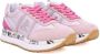 Premiata Geveterde sneakers voor casual glam look Pink Dames - Thumbnail 11