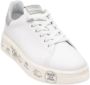Premiata Witte Leren Sneakers White Dames - Thumbnail 2