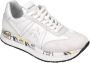 Premiata Conny 5617 Witte Leren en Stoffen Sneakers White - Thumbnail 2