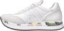 Premiata Conny 5617 Witte Leren en Stoffen Sneakers White Heren - Thumbnail 3
