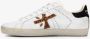 Premiata Leren sneakers met gehamerd effect en luipaardprint detail Multicolor - Thumbnail 7