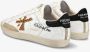 Premiata Leren sneakers met gehamerd effect en luipaardprint detail Multicolor - Thumbnail 9