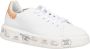 Premiata Witte leren sneakers met logozool White Dames - Thumbnail 2