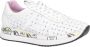 Premiata Geperforeerde Leren Sneakers White Dames - Thumbnail 20