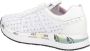 Premiata Geperforeerde Leren Sneakers White Dames - Thumbnail 15