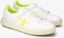 Premiata Gebarsten Effect Witte Sneakers White Heren - Thumbnail 4