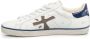 Premiata Vintage Leren Sneakers met Logo Detail White Heren - Thumbnail 22