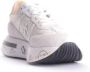 Premiata Stijlvolle Leren Sneakers voor Dames Beige Dames - Thumbnail 14