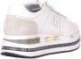 Premiata Beth sneakers met plateauzool Wit - Thumbnail 4